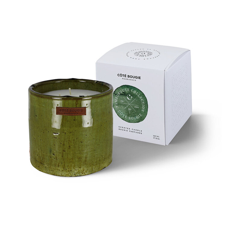 Scented candle tamegroute - mint & tea