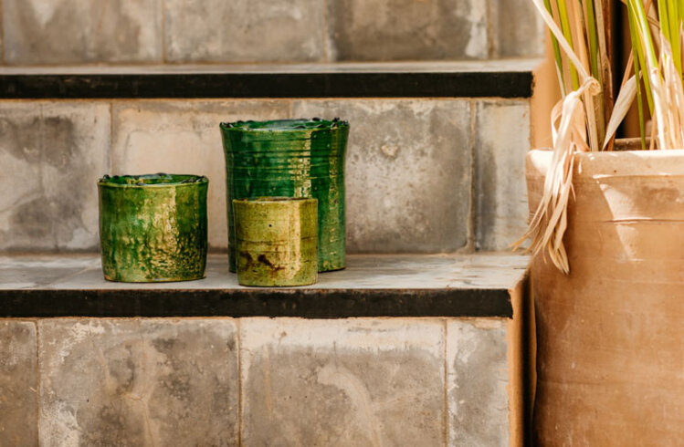 Scented candle tamegroute - mint & tea