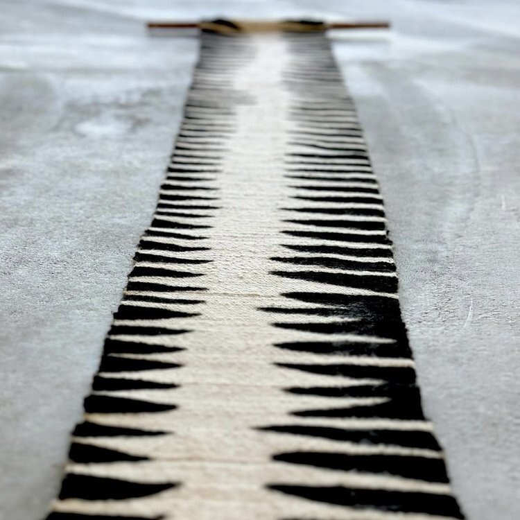 AAAA Bogolan Totem - Resonance - Zwart/Wit