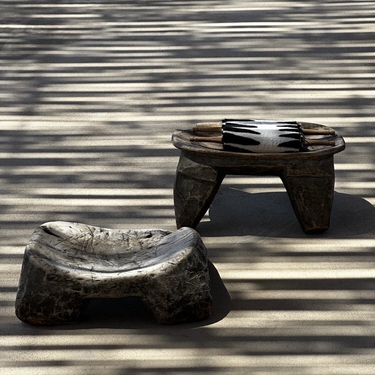 AAAA Bogolan Totem - Resonance - Zwart/Wit