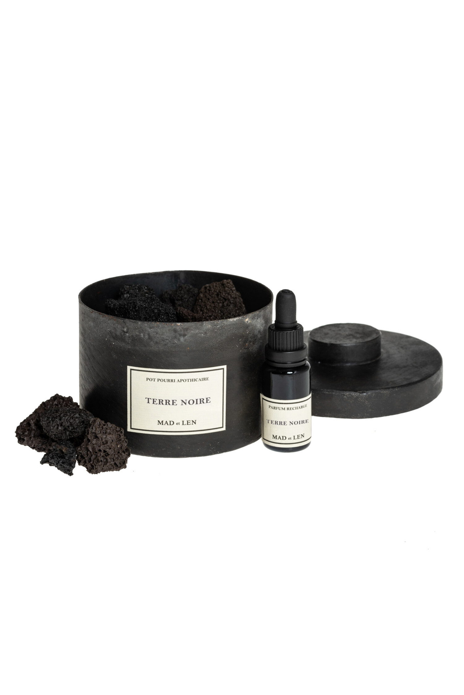 Pot Pourri Apothicaire Lava - Terre Noir - Couleur Locale