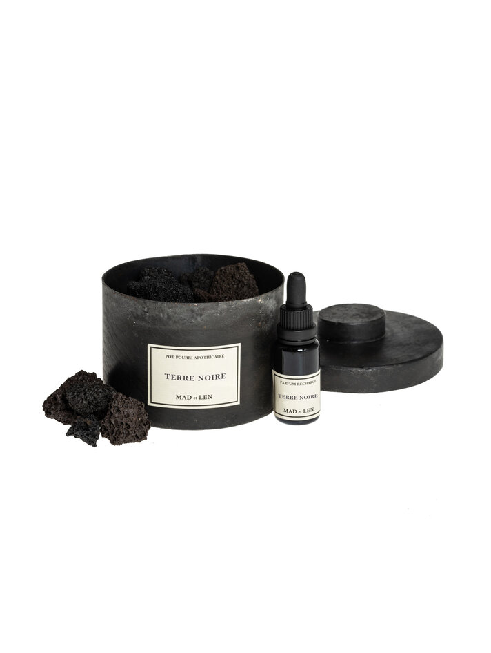 Pot Pourri Apothicaire Lava - Black Champaka - Couleur Locale