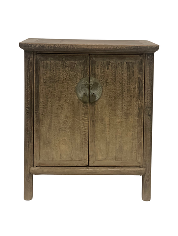 Authentic old cabinet with 2 doors with original closure