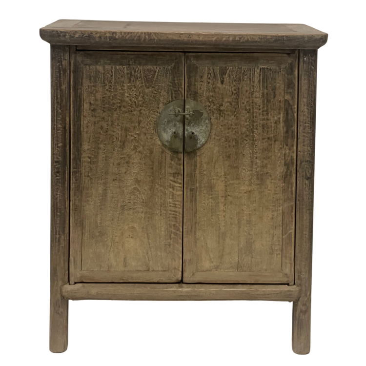 Authentic old cabinet with 2 doors with original closure