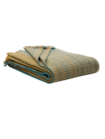 Teixidors Bedspread Moodern green/turquoise - merino wool