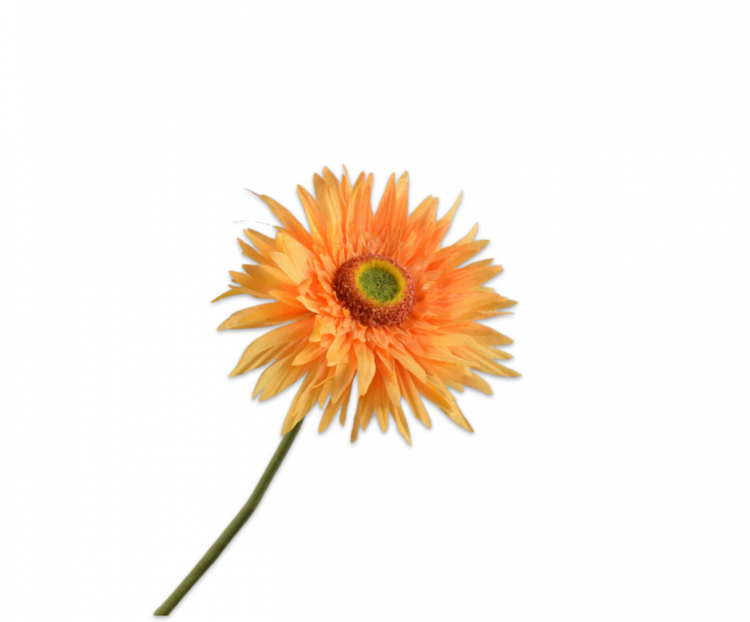 Silk-ka Gerbera Steel Oranje/Lt
