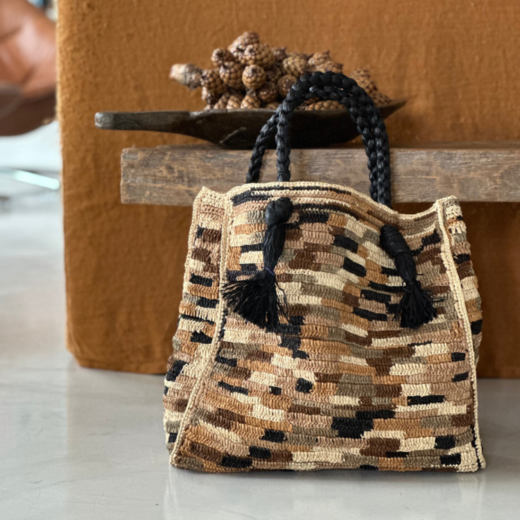 Lolo Deco Raffia Shopper Madagascar - Ary
