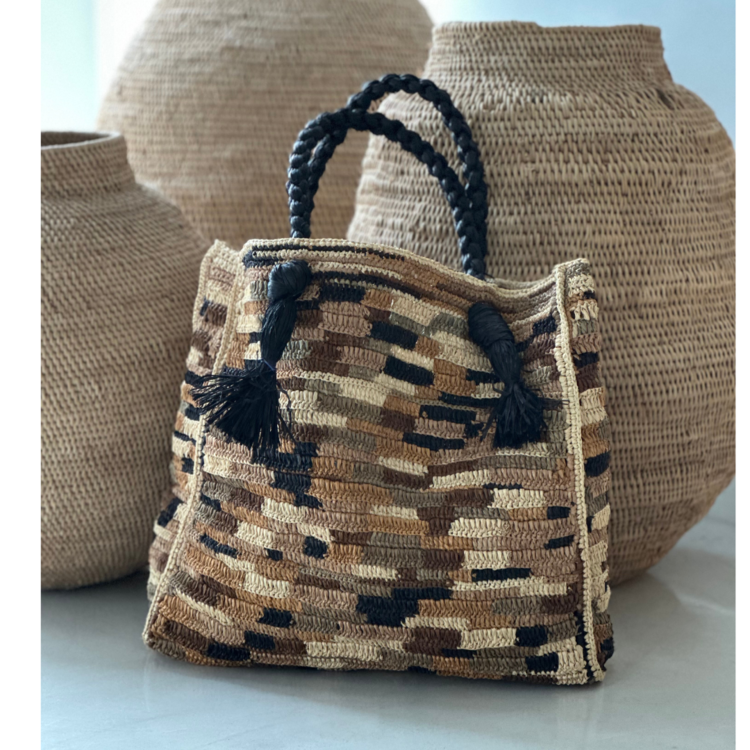 Lolo Deco Raffia Shopper Madagascar - Ary