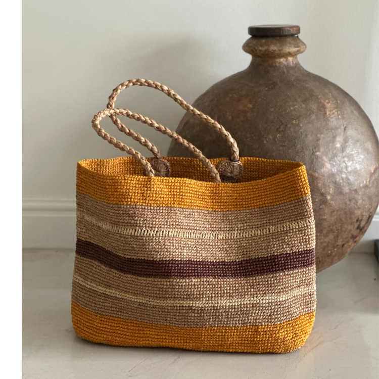 Lolo Deco Raffia Shopper Madagascar - Nirine