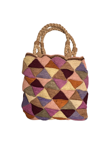 Lolo Deco Raffia Shopper Madagascar - Princesse