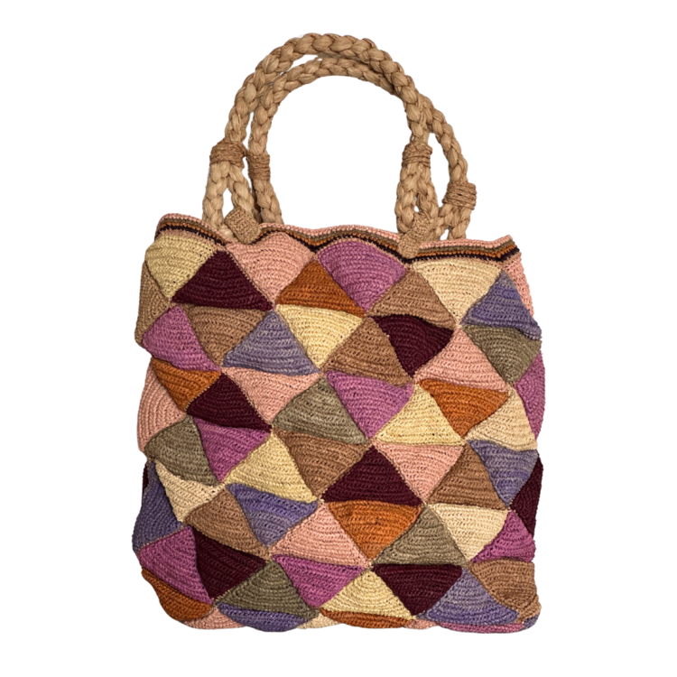 Lolo Deco Raffia Shopper Madagascar - Princesse