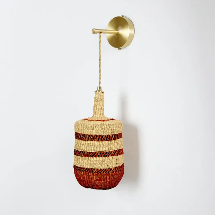 Wandlamp - naturel/ginger