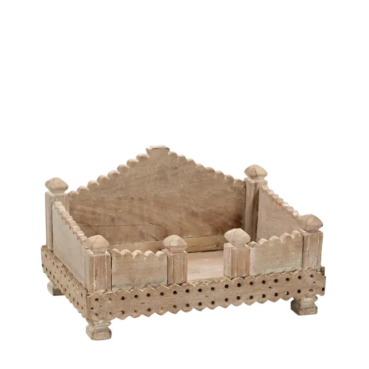 Puja Mandir houten huistempel, Indië #7