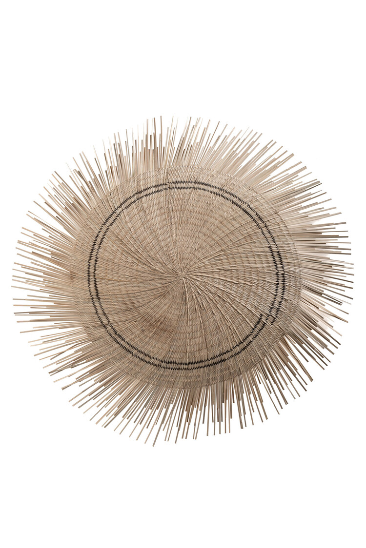 Sun Circle - Natural/Brown Stripe  - Malawi