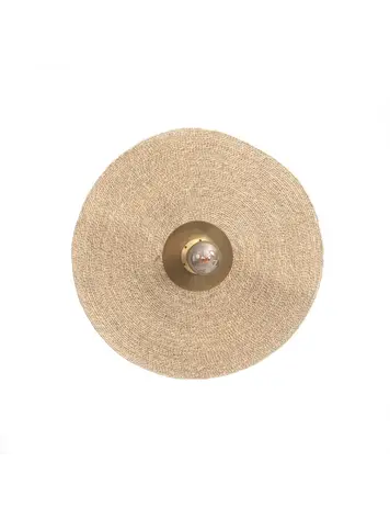 Let's Groove Wandlamp - Natural Brass - M