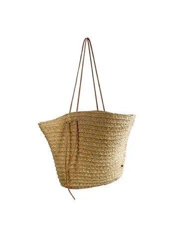 Made in Mada AMPY Bag Natural/ Cuir - Natural