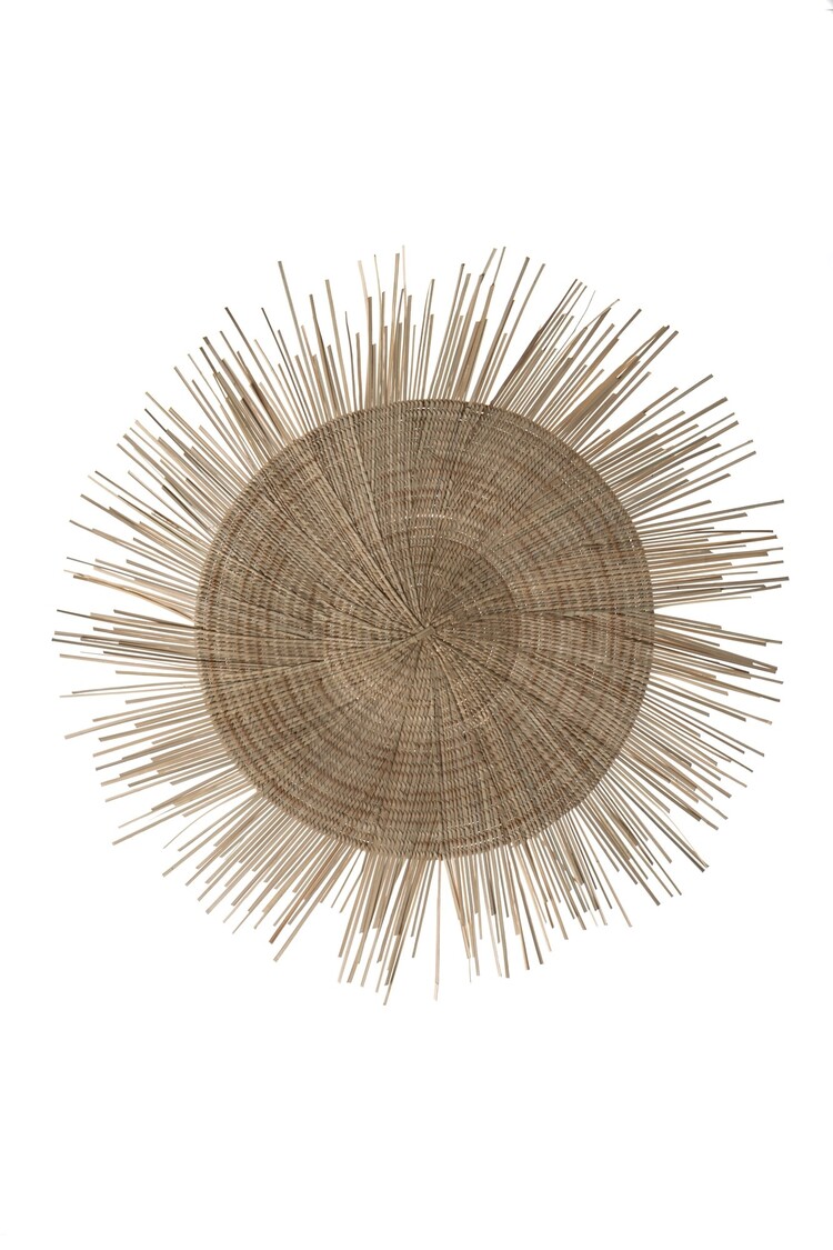 Sun Wall Plate - Natural