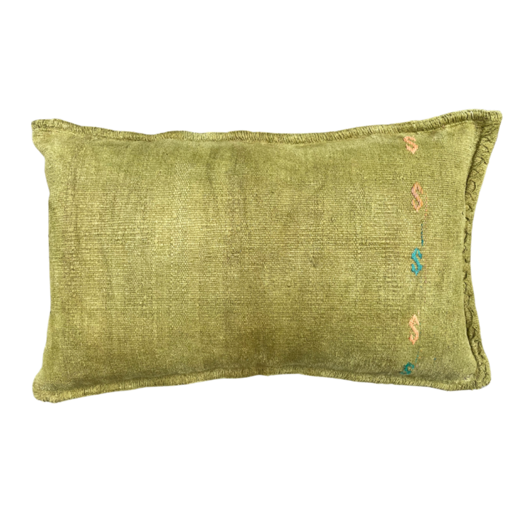 Vintage kilim grain sack cushion #30