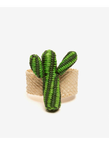 Guanabana handmade Napkin ring - cactus