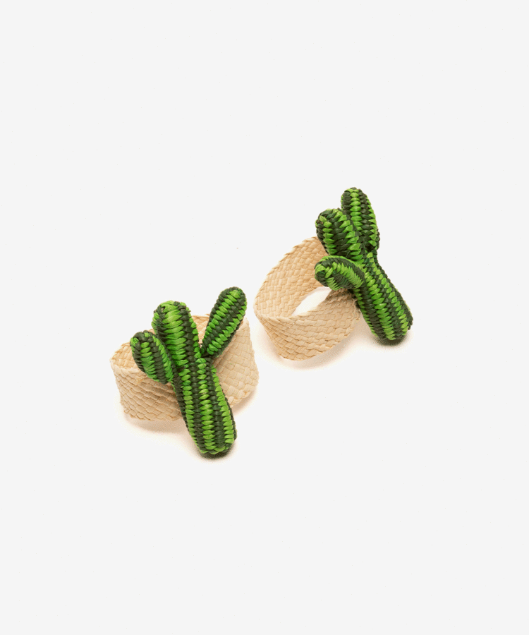 Guanabana handmade Servetring - Cactus