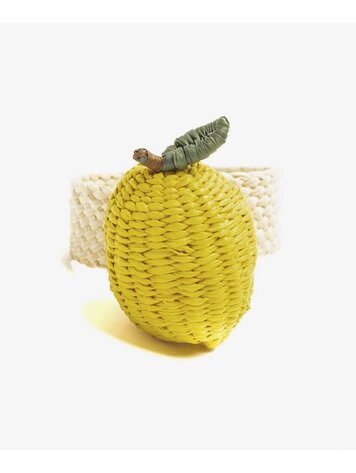 Guanabana handmade Servetring - Lemon  Yellow & Green