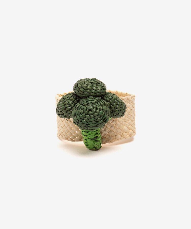 Guanabana handmade Servetring - Brocoli Dark Green