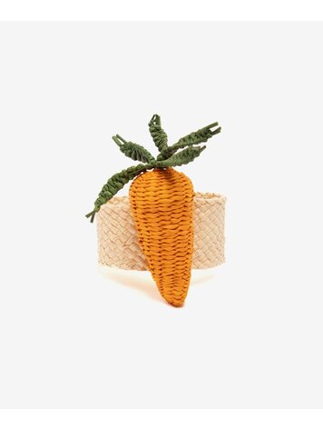 Guanabana handmade Napkin Ring - Carrot