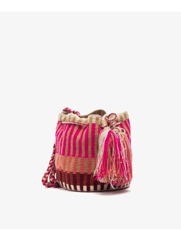 Guanabana handmade Crossbody M Lobster - Toasted & Fuchsia