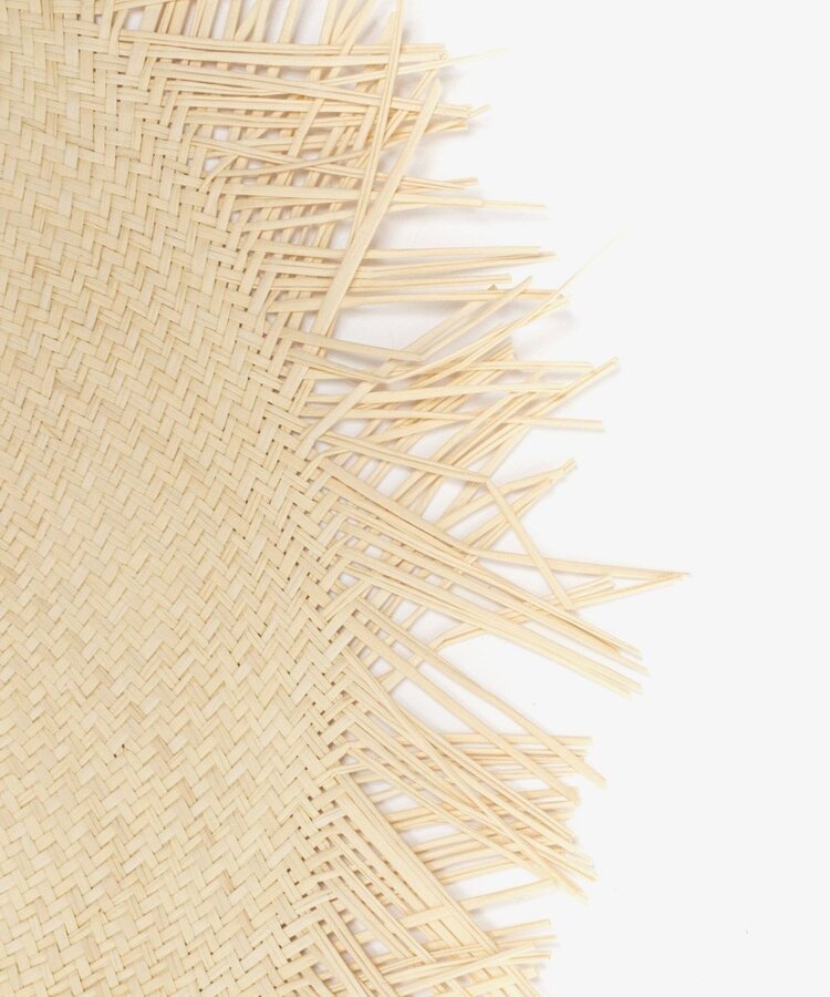 Guanabana handmade Pamela Hoed Met Franjes & Beige Band