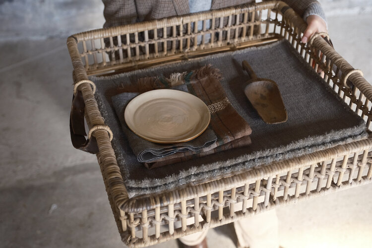 Libeco Jasper placemat - smoke