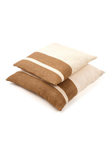 Libeco Kussen JULIAN Railroad Stripe
