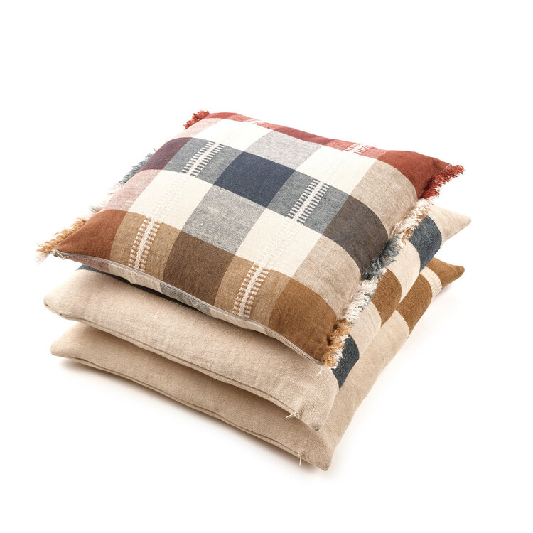 Libeco Pillow MAXINE Check