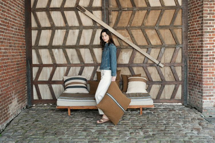 Libeco Pillow MILES  - Oak