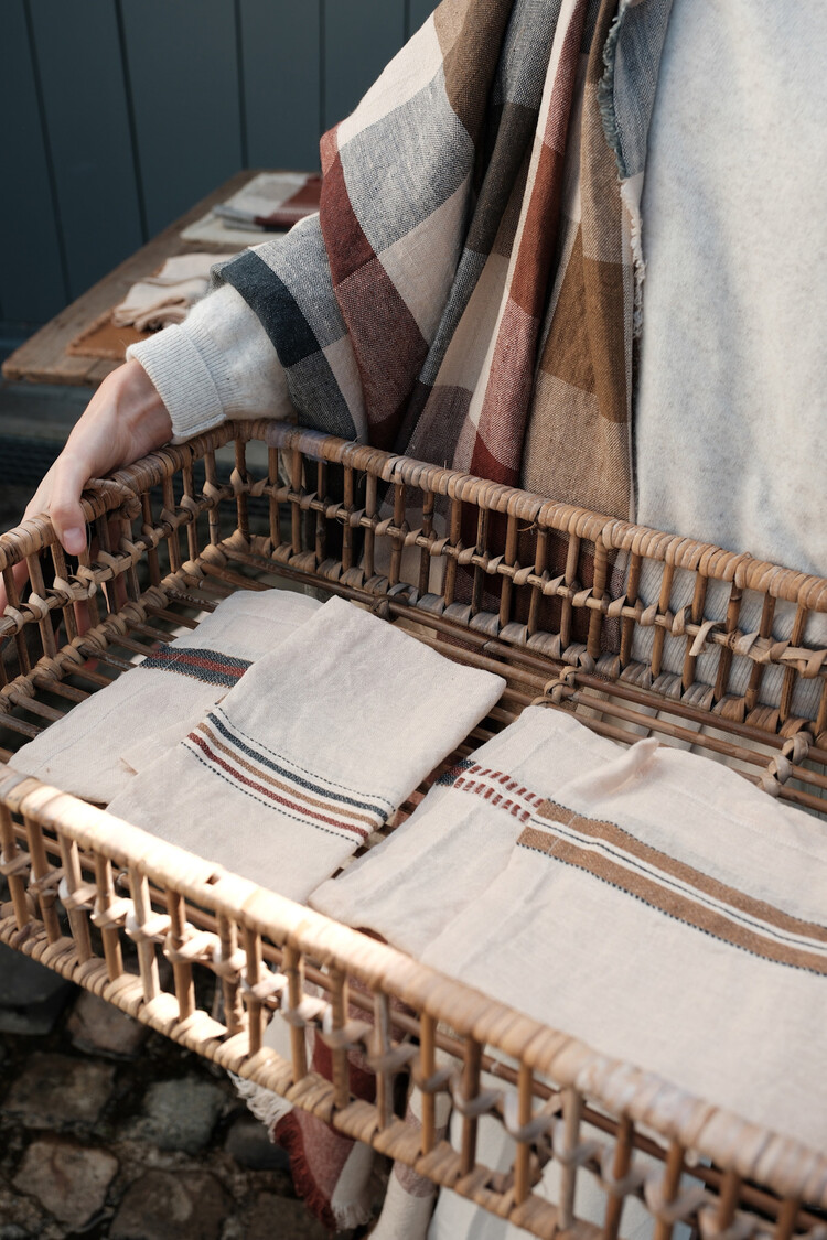 Libeco PERRY Napkin - Multi Stripe