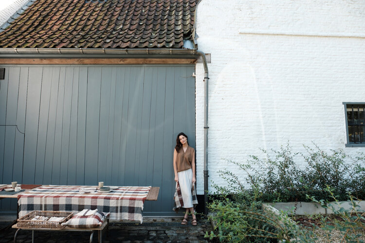 Libeco The Belgian Table Throw Tablecloth - Maxine