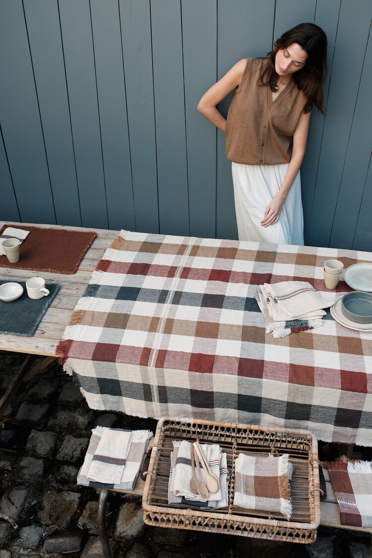 Libeco The Belgian Table Throw Tablecloth - Maxine