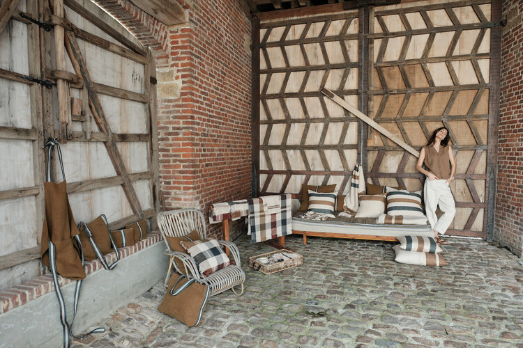 Libeco Pillow JULIAN Dakota stripe