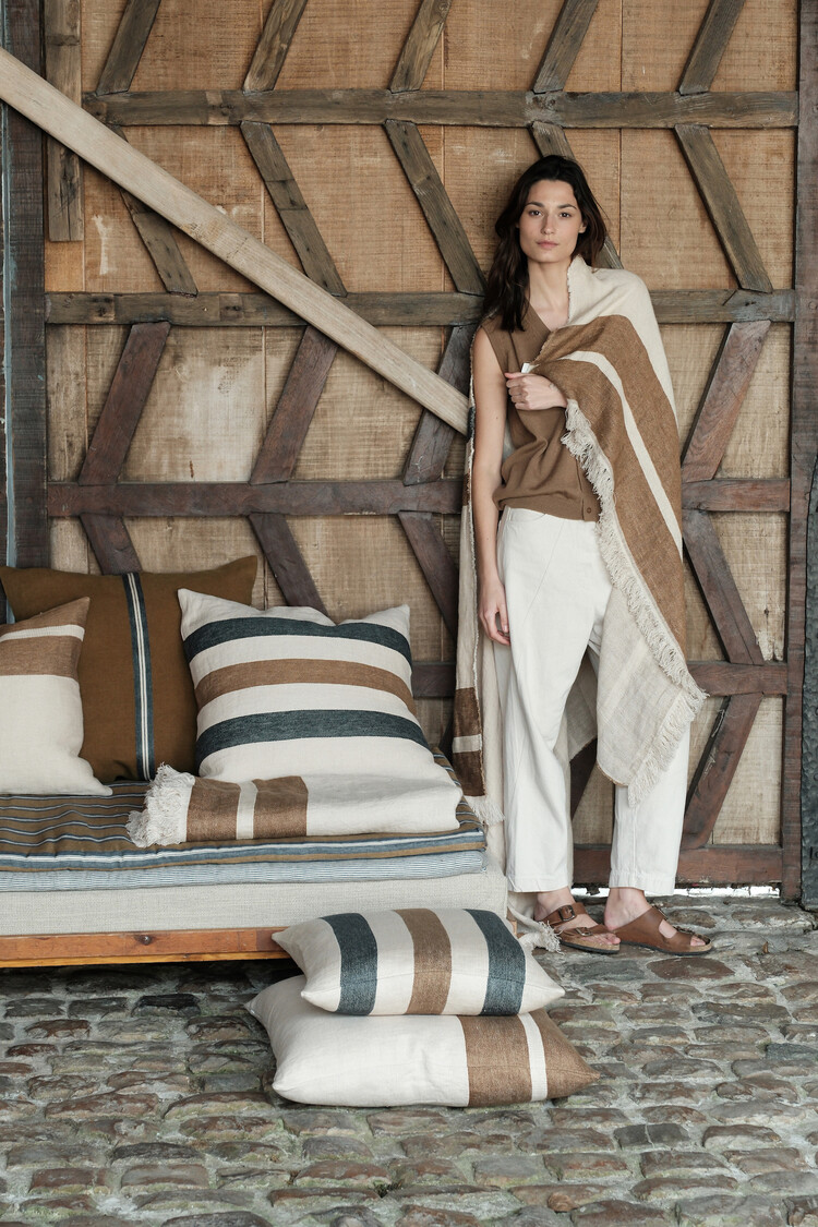 Libeco Pillow JULIAN Dakota stripe