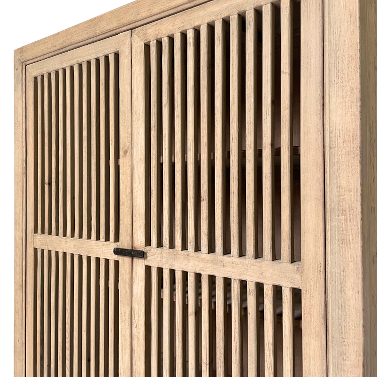 Japandi Slatted Wardrobe