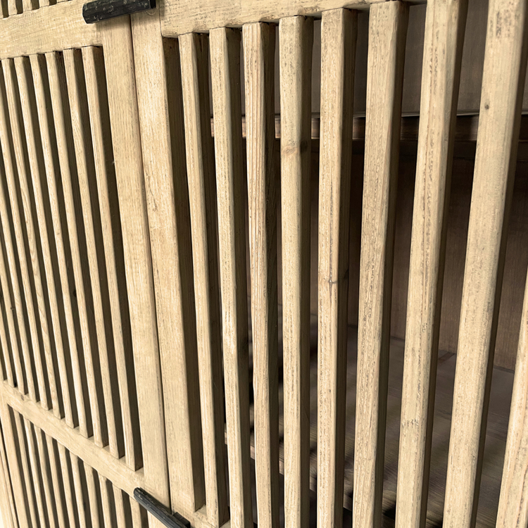 Japandi Slatted Wardrobe