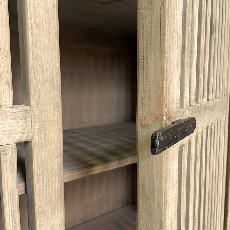 Japandi Slatted Wardrobe
