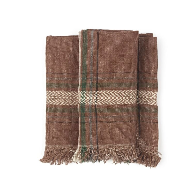Libeco ROWAN Napkin - Check