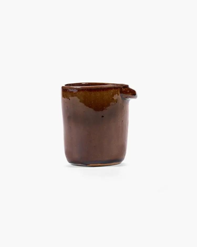 Unchartered for Serax Mug Without Handle Out of Lines - Ocher