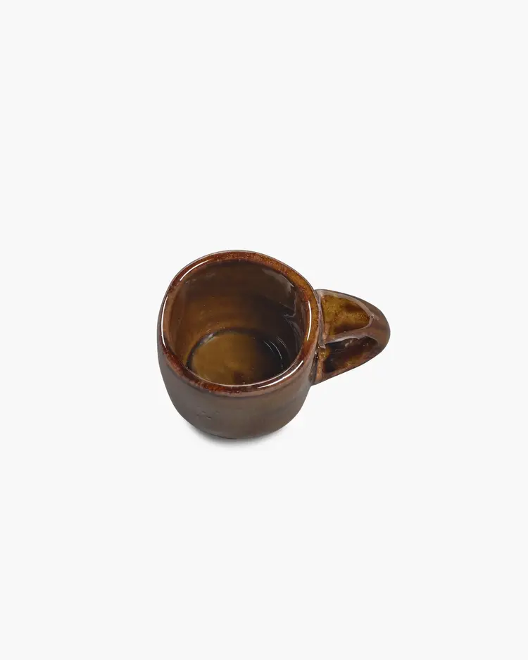 Unchartered for Serax Espresso Cup Out Of Lines - Ocher
