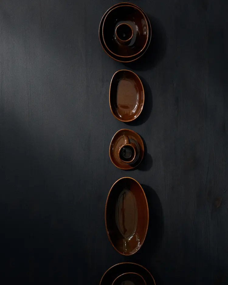 Unchartered for Serax Espresso Cup Out Of Lines - Ocher