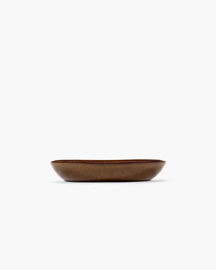 Unchartered for Serax Deep Plate M Out Of Lines - Ocher