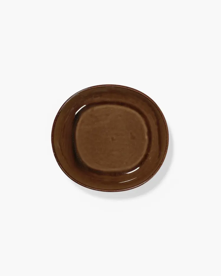 Unchartered for Serax Deep Plate M Out Of Lines - Ocher