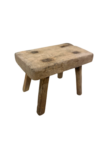 Oud houten kinderkrukje #6