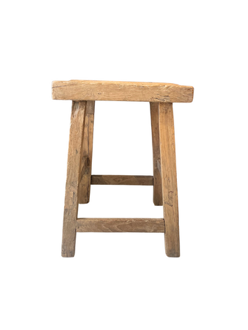 Robust Rectangular Side Table Elm #77