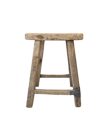 Rechthoekige kruk olm #1